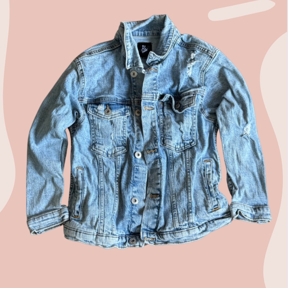 Art Class Blue Jean Jacket Classic Denim Style